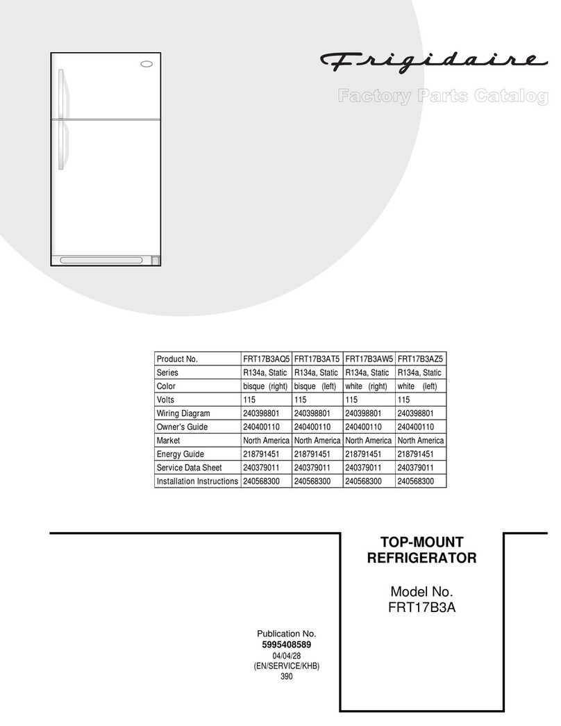 Frigidaire FRT17B3A User manual