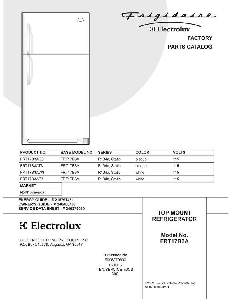 Frigidaire FRT17B3A User manual