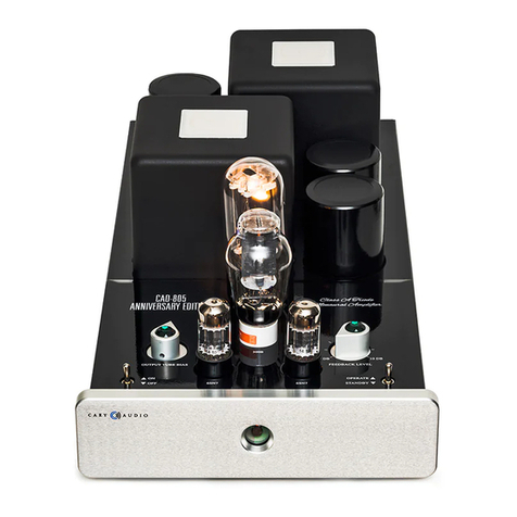Cary Audio Design CAD-805AE User manual