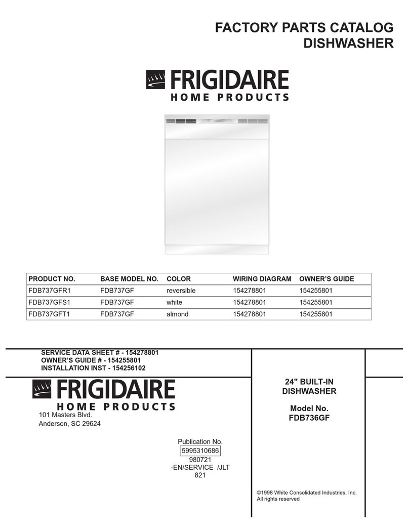 Frigidaire FDB736GF User manual Frigidaire FDB736GF User manual