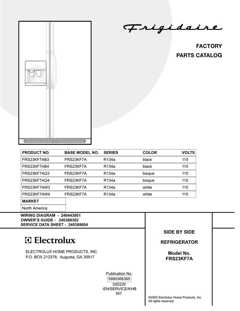 Frigidaire FRS23KF7A User manual
