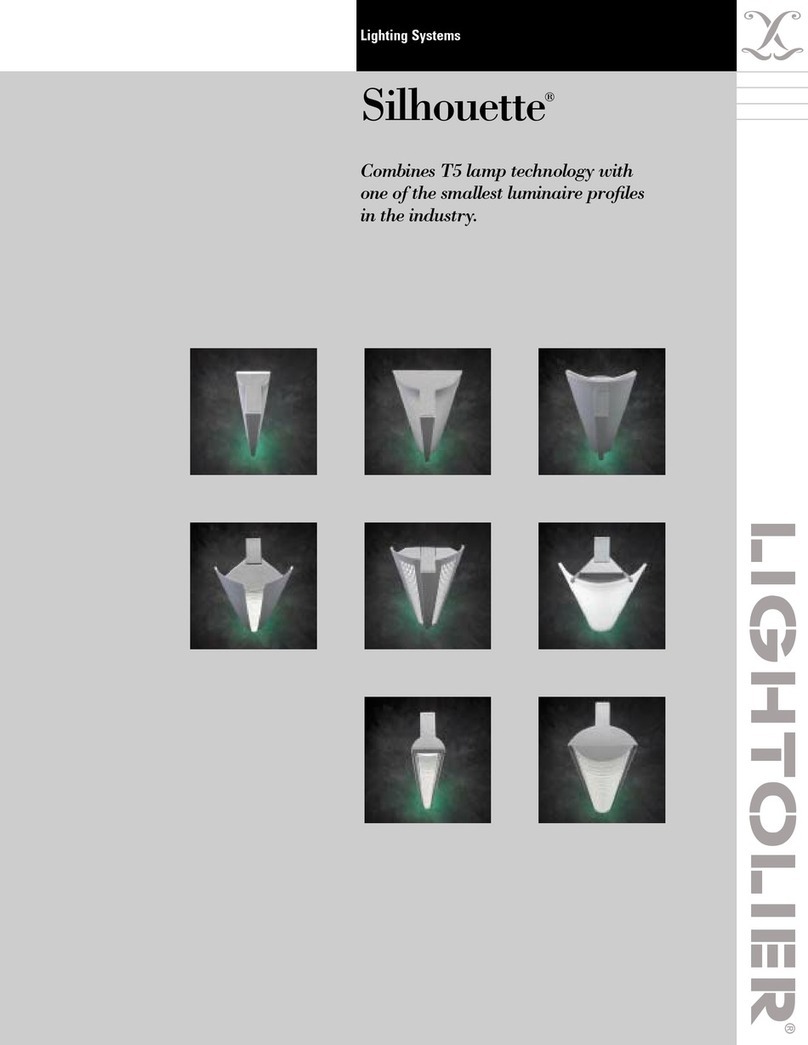 Lightolier Silhouette T5 Instruction Manual