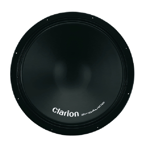 Clarion SRW8000 installation manual