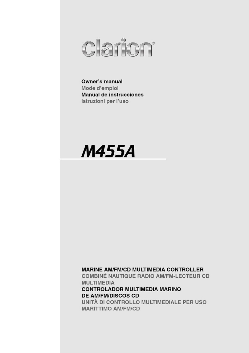 Clarion M455A User manual