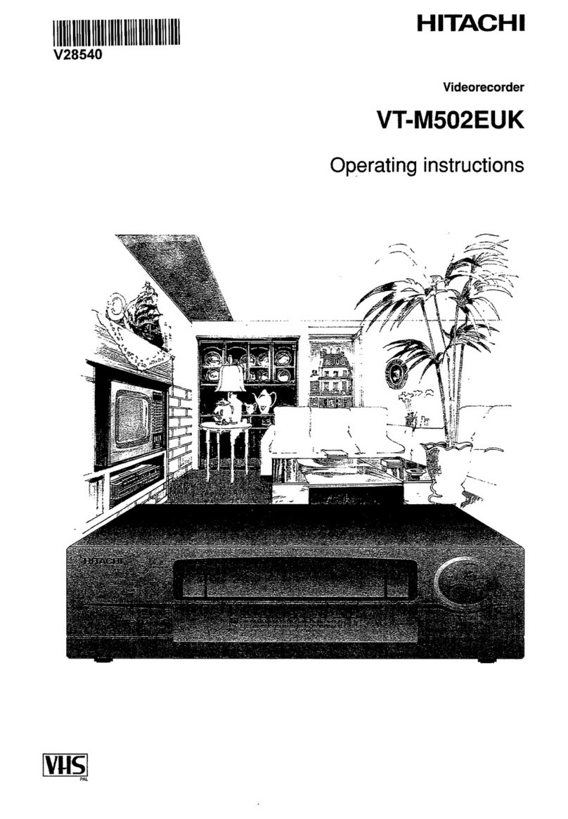 Hitachi VT-M502EUK User manual