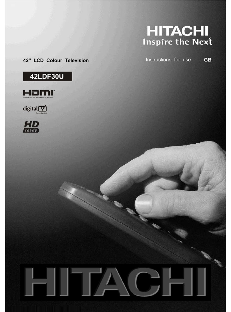 Hitachi 42LDF30U User manual
