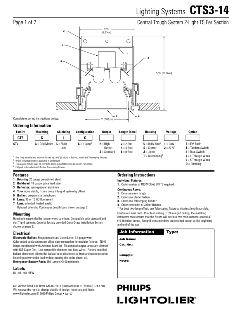 Lightolier CTS3-14 specification