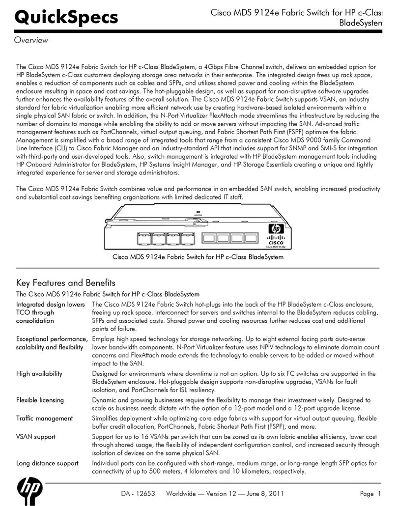 Cisco MDS 9124e User manual