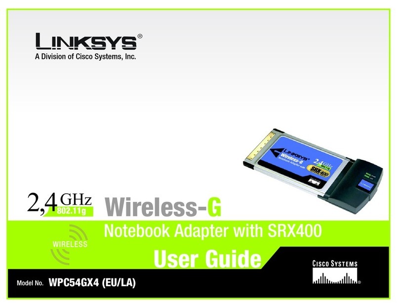 Linksys WPC54GX4 User manual