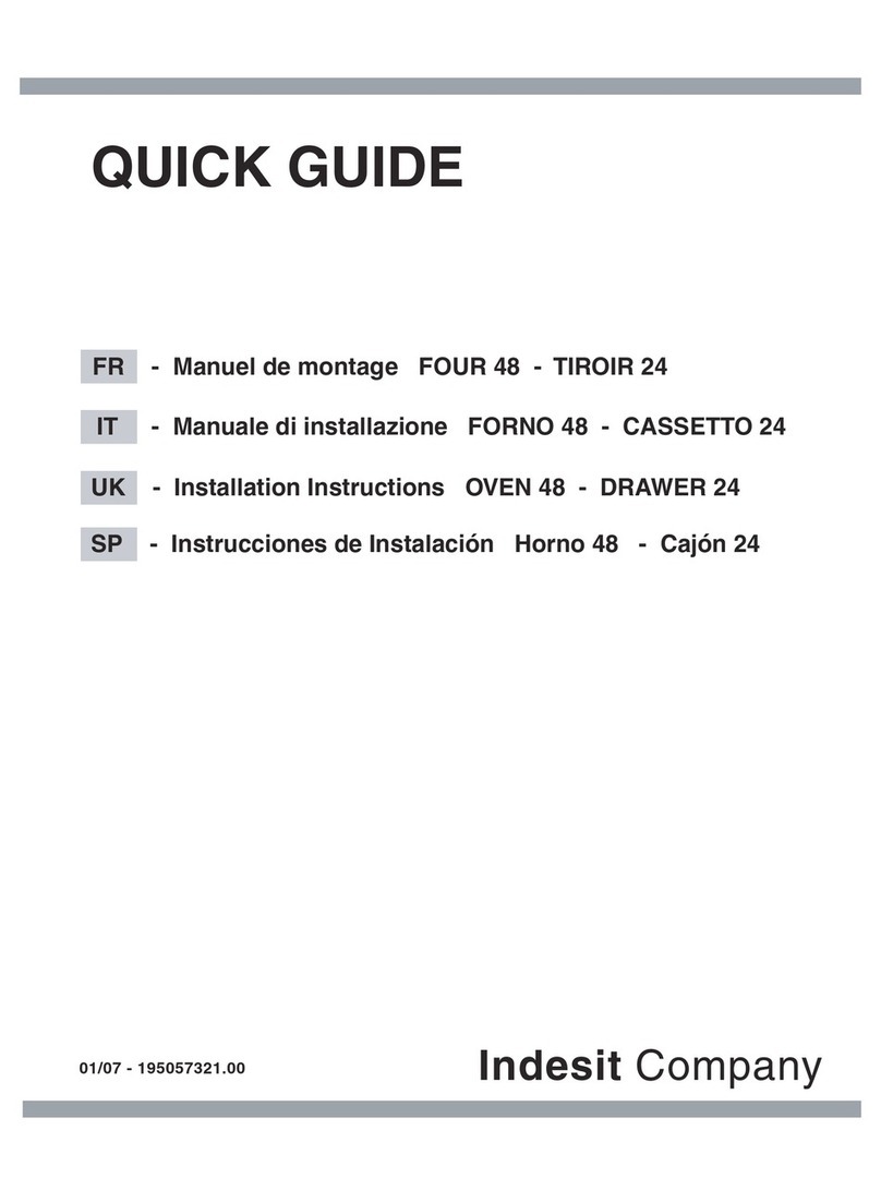 Indesit HWD24X quick guide