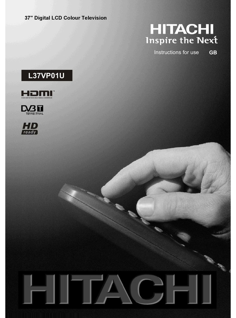 Hitachi L37VP01U User manual