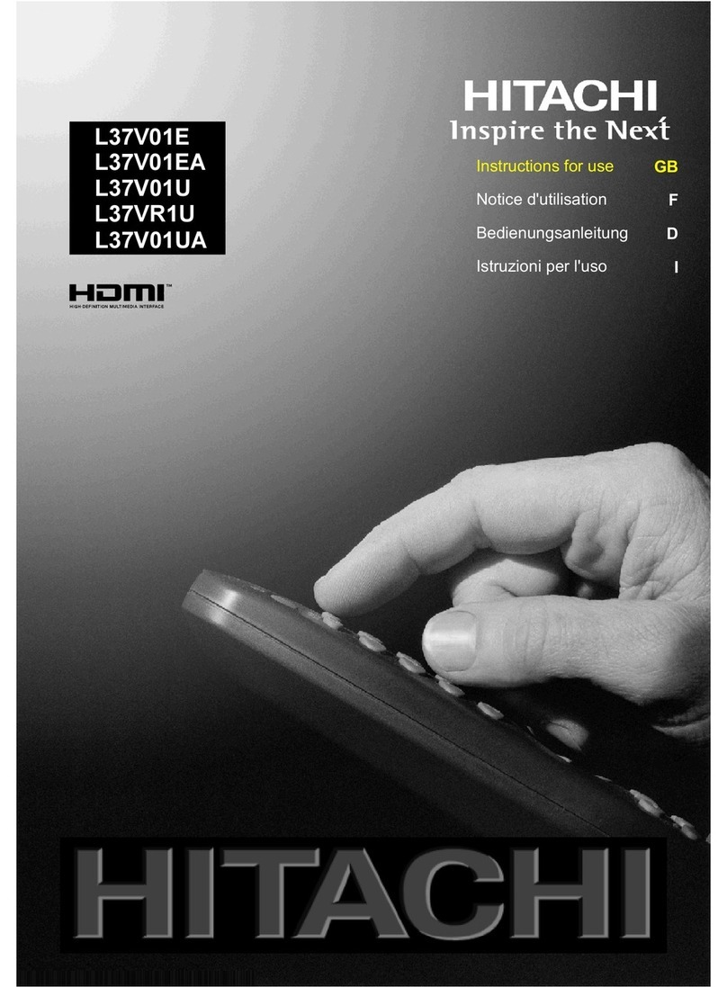 Hitachi L37VR1U Instructions for use