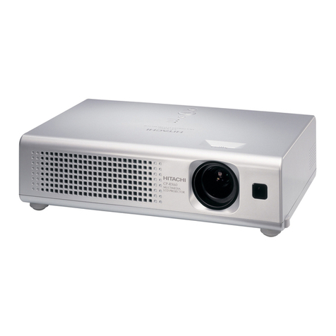 Hitachi CP-RX60 Series user manual