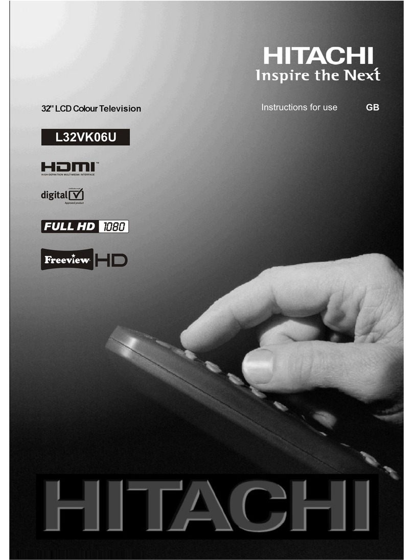 Hitachi L32VK06U User manual