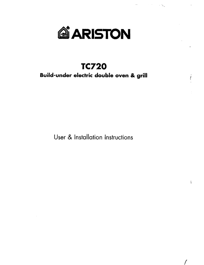 Ariston TC720 Operating instructions