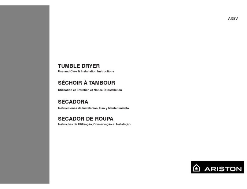 Ariston A35V Quick reference guide