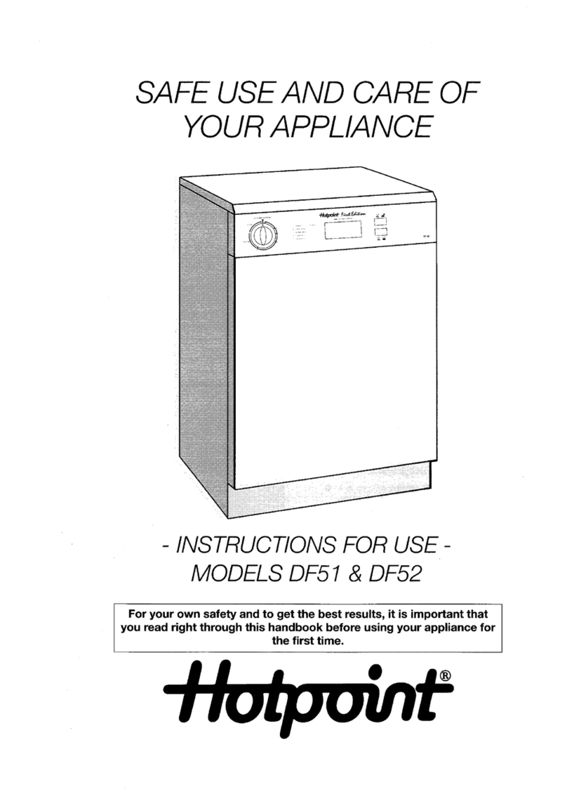 Hotpoint DF51 User manual