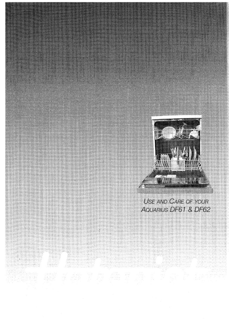 Hotpoint Aquarius DF62 User manual