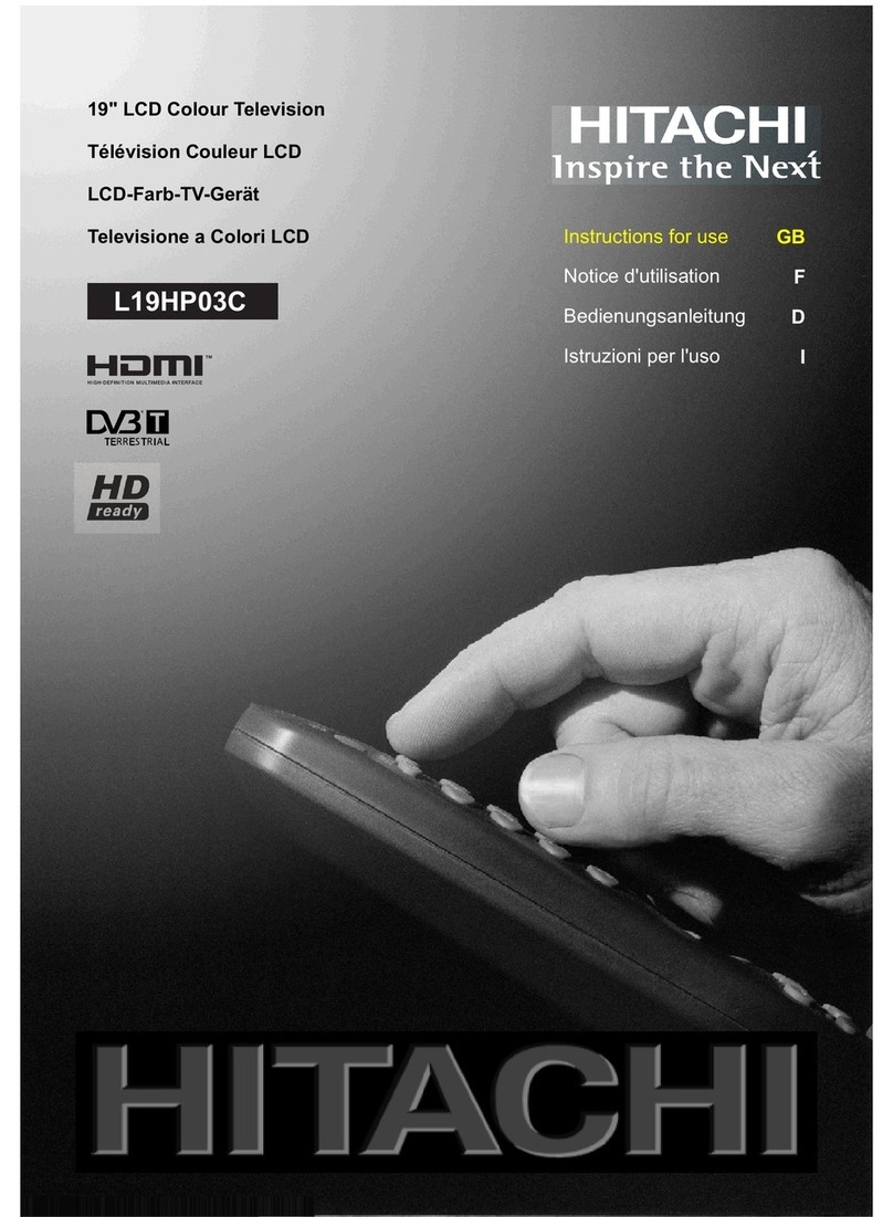Hitachi L19HP03C Instructions for use