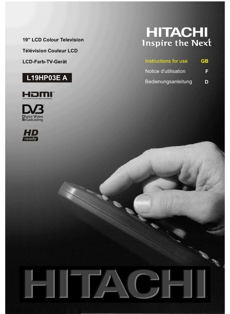 Hitachi L19HP03E A User manual