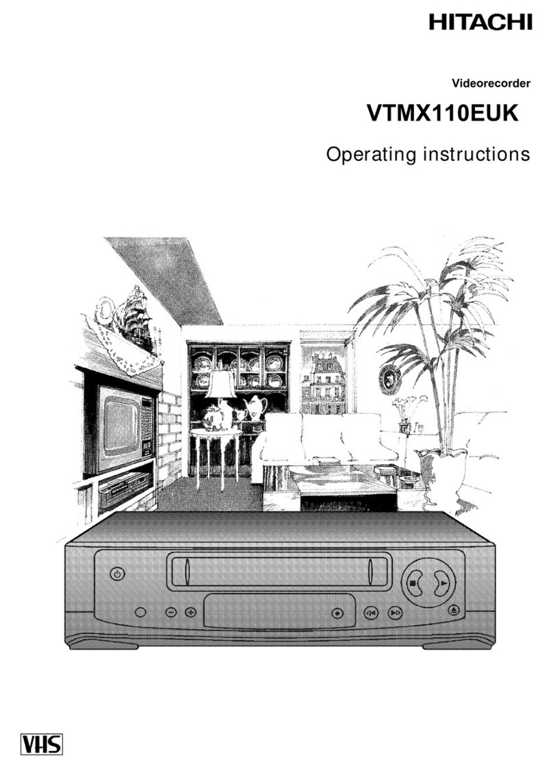 Hitachi VTMX110EUK User manual Hitachi VTMX110EUK User manual