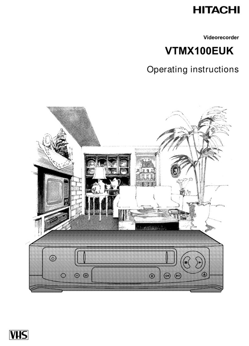 Hitachi VTMX100EUK User manual