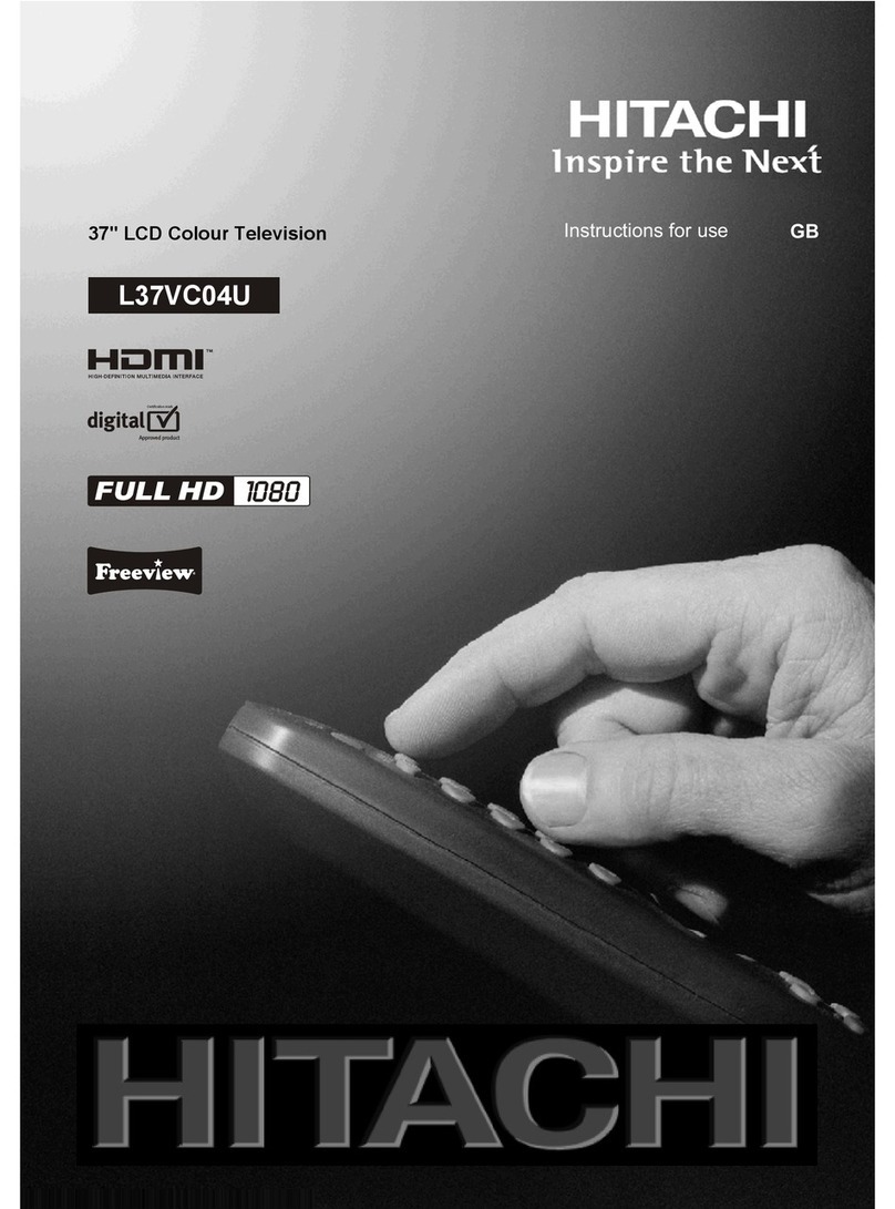 Hitachi L37VC04U User manual