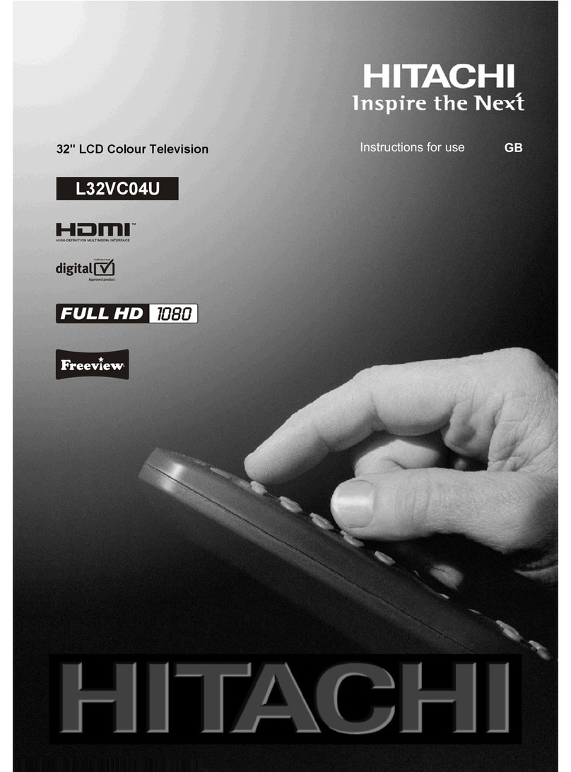 Hitachi L32VC04U H User manual