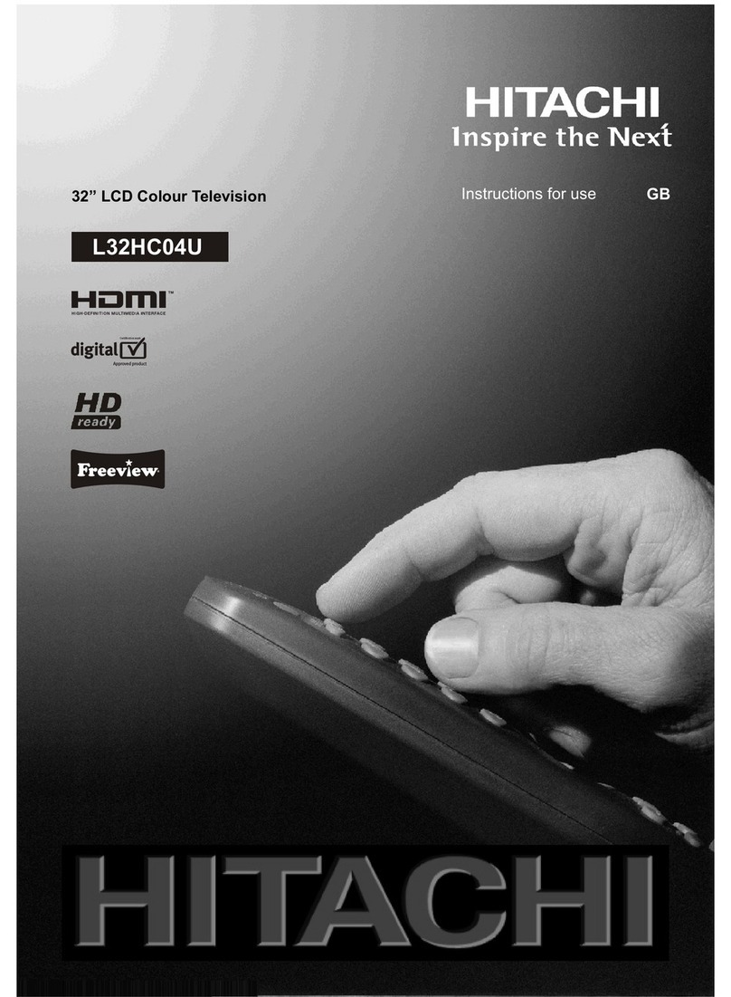 Hitachi L32HC04U User manual