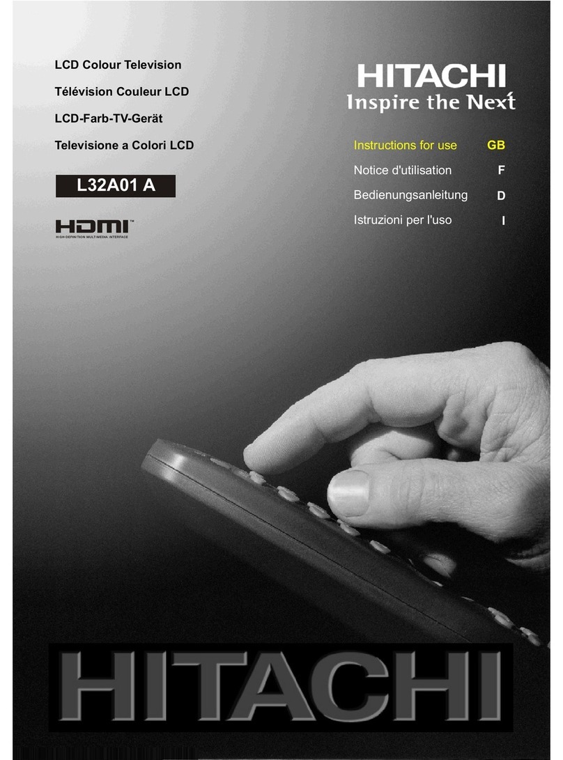 Hitachi L32A01 B User manual