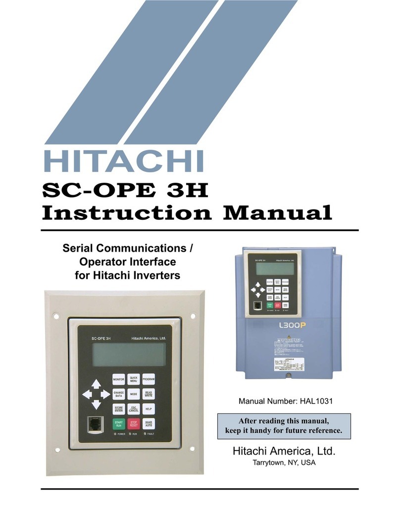 Hitachi SC-OPE 3H instruction manual