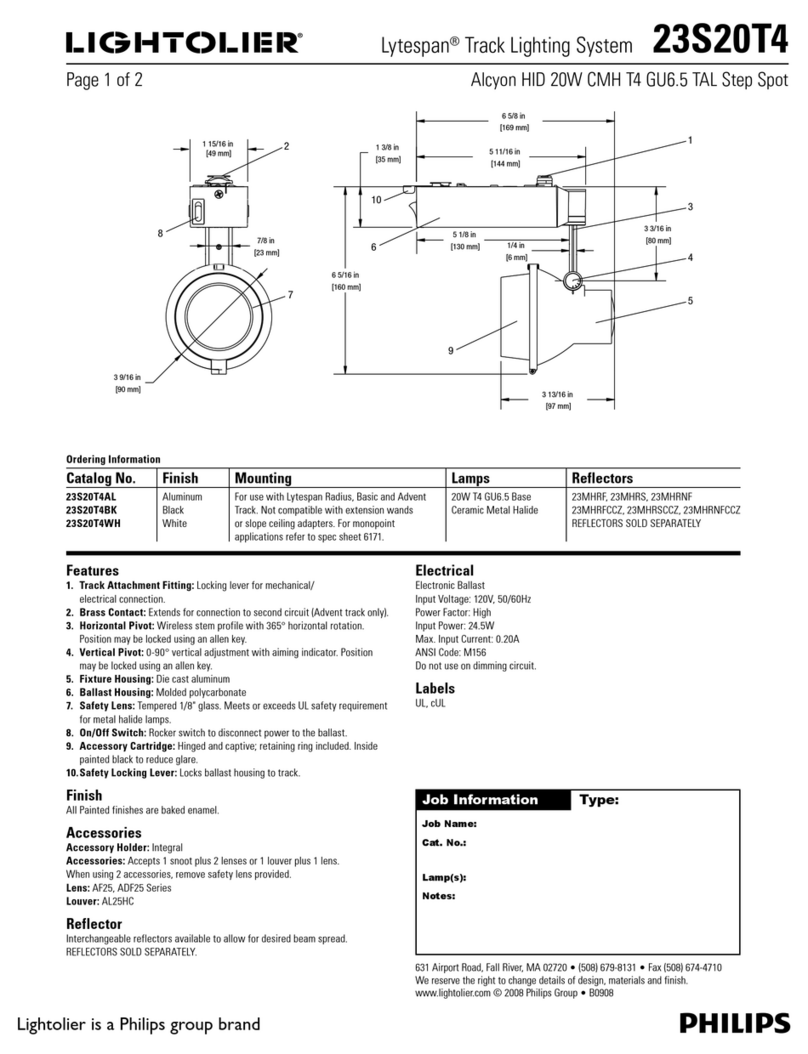 Philips Lytespan 23S20T4 User manual