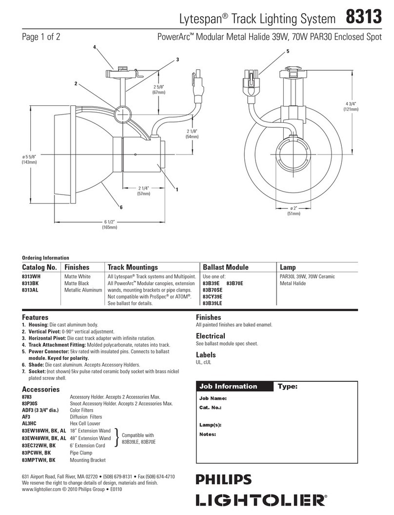 Philips Lytespan 8313 specification