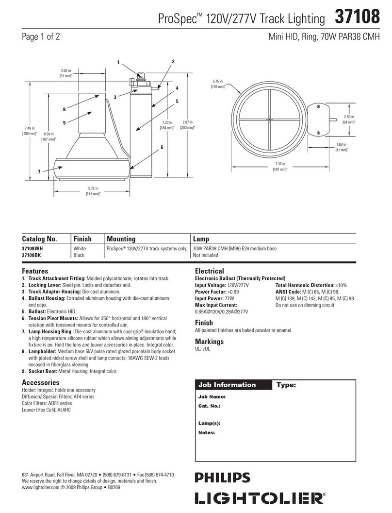 Philips ProSpec 37108 User manual Philips ProSpec 37108 User manual