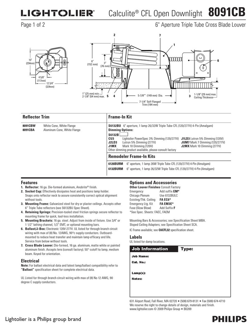 Philips Calculite 8091CB User manual