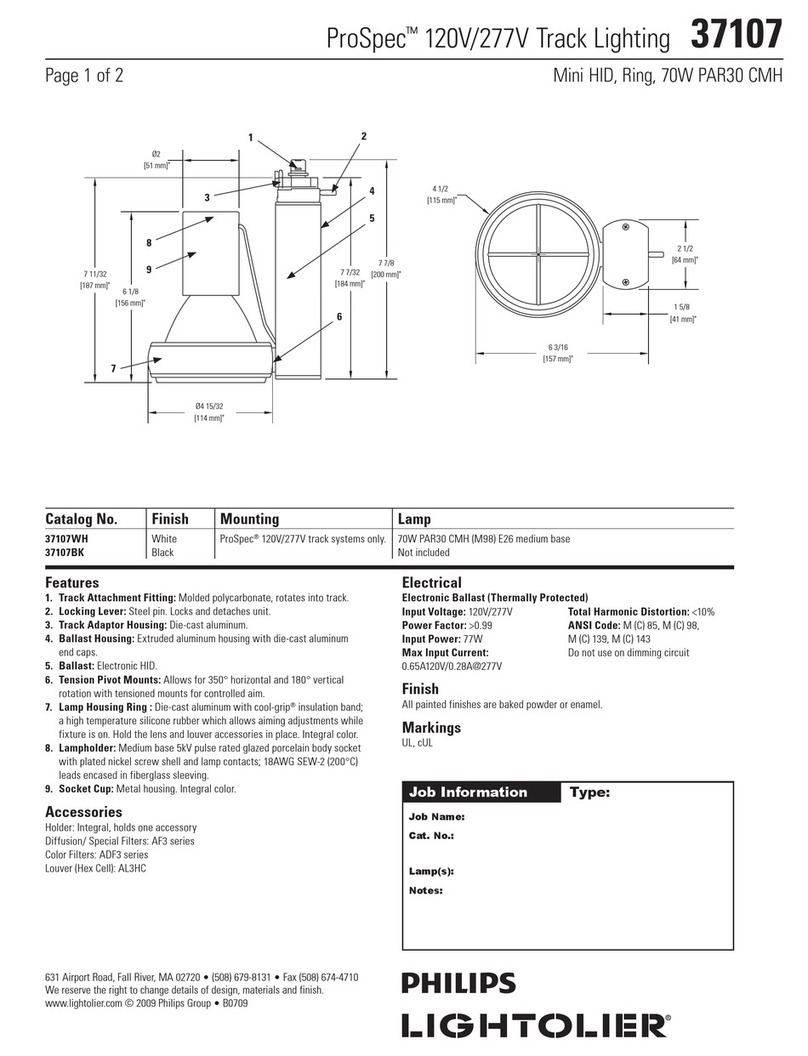 Philips ProSpec 37107 User manual