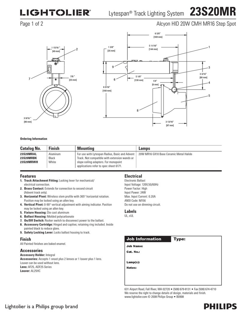 Philips Lytespan 23S20MR specification