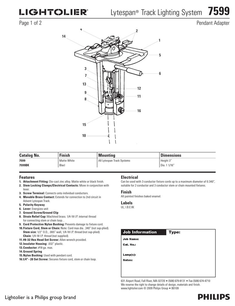 Philips Lytespan 7599 User manual
