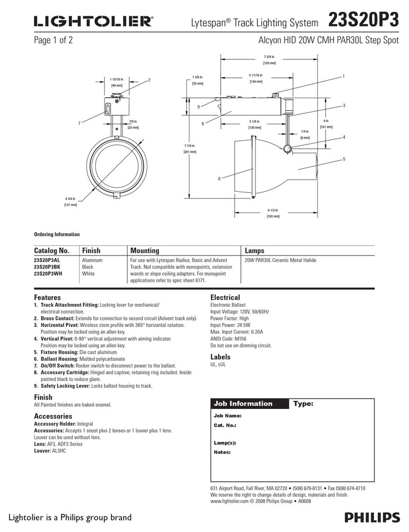Philips Lytespan 23S20P3 User manual