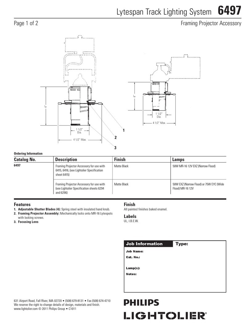 Philips Lytespan 6497 specification Philips Lytespan 6497 specification