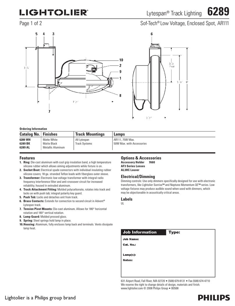 Philips Lytespan 6289 User manual