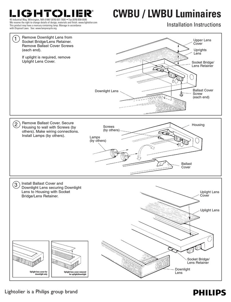 Philips CWBU installation instructions