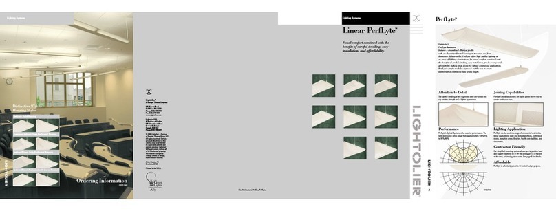 Lightolier Linear PerfLyte series Guide