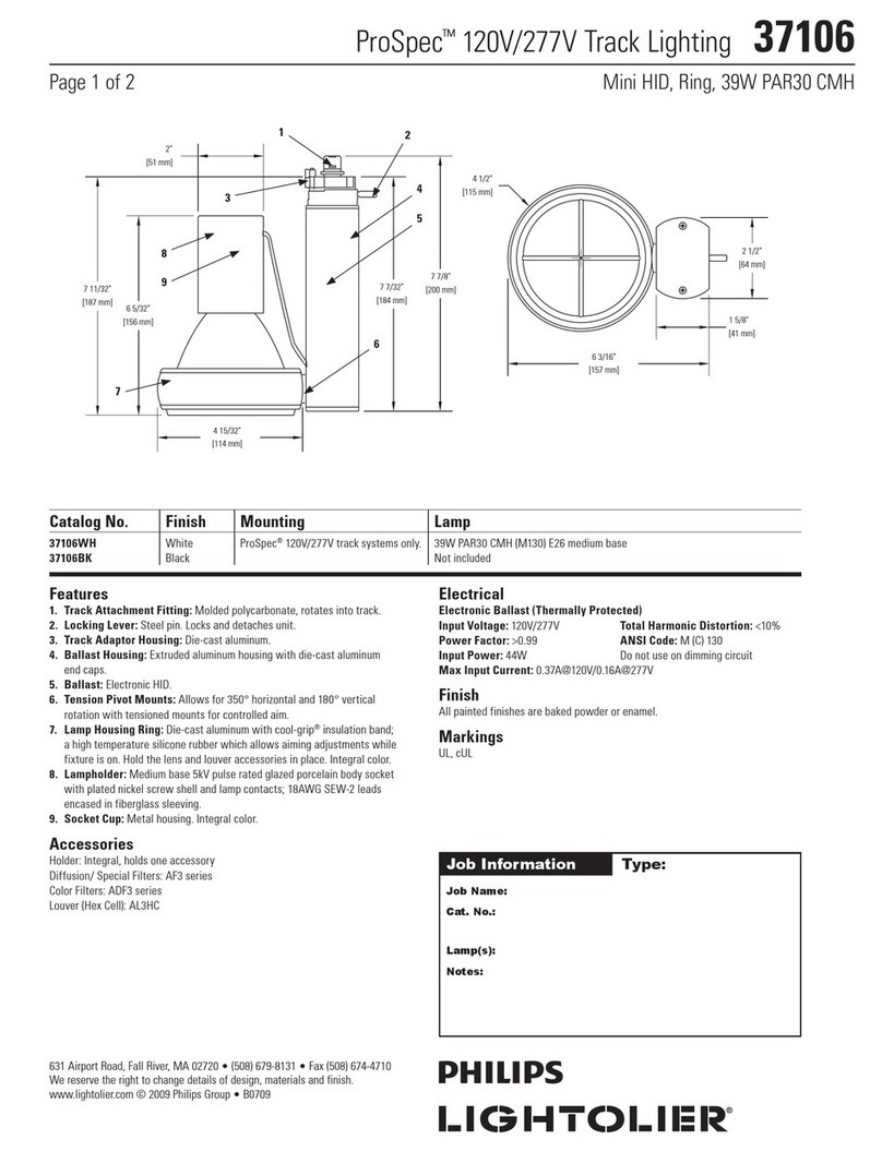 Philips ProSpec 37106 User manual Philips ProSpec 37106 User manual