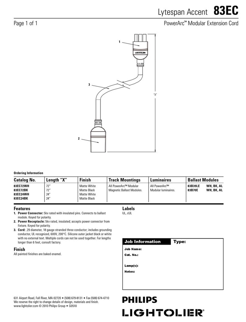 Lightolier 83EC specification