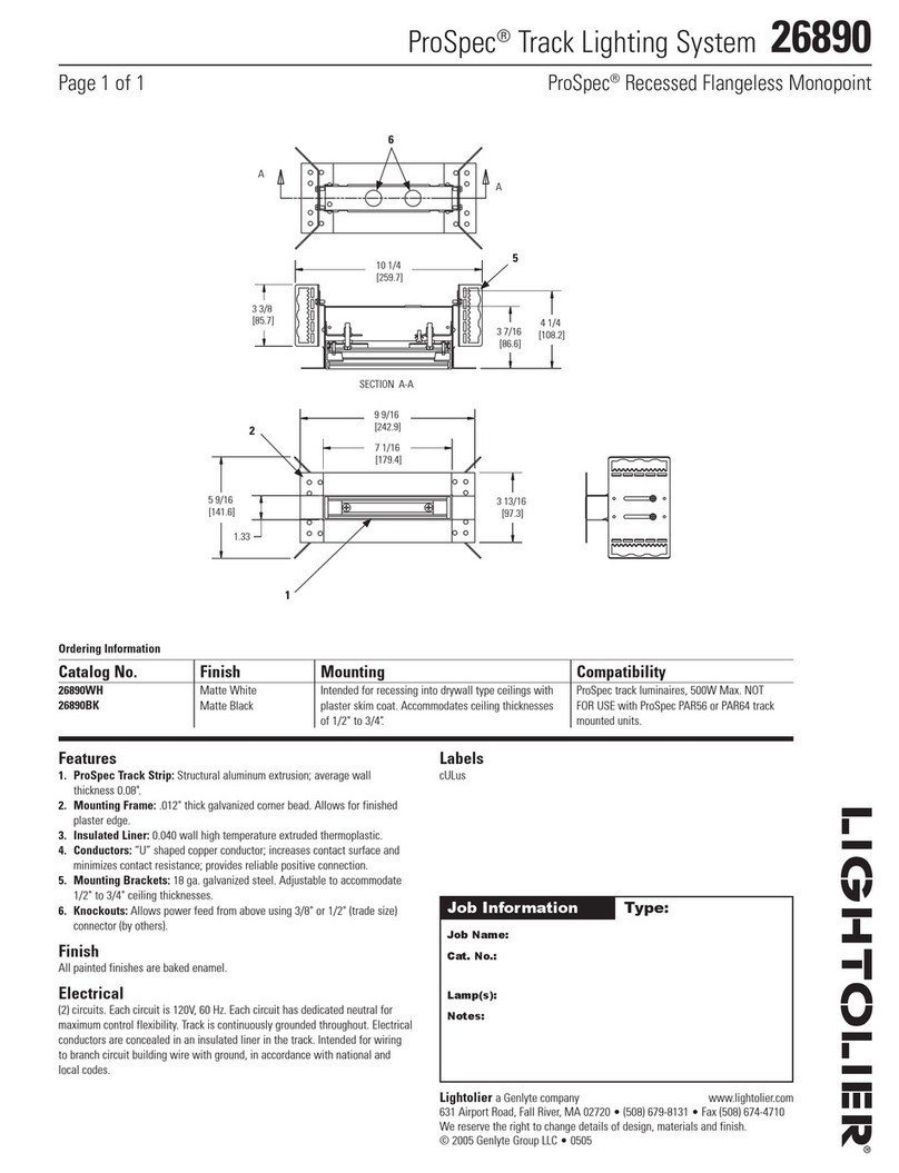 Lightolier ProSpec 26890 specification
