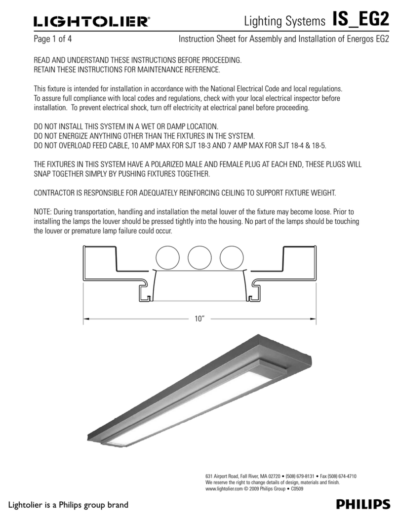Lightolier IS_EG2 Instruction Manual