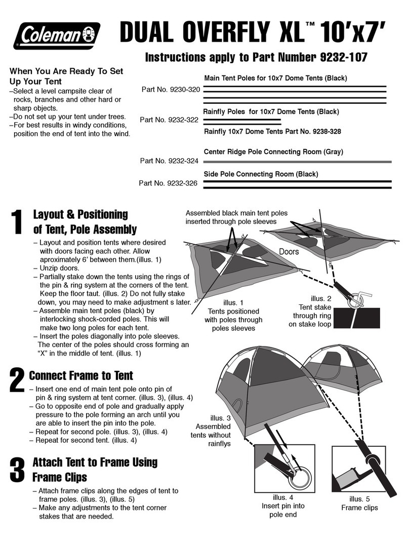 Coleman 9232-107 instructions