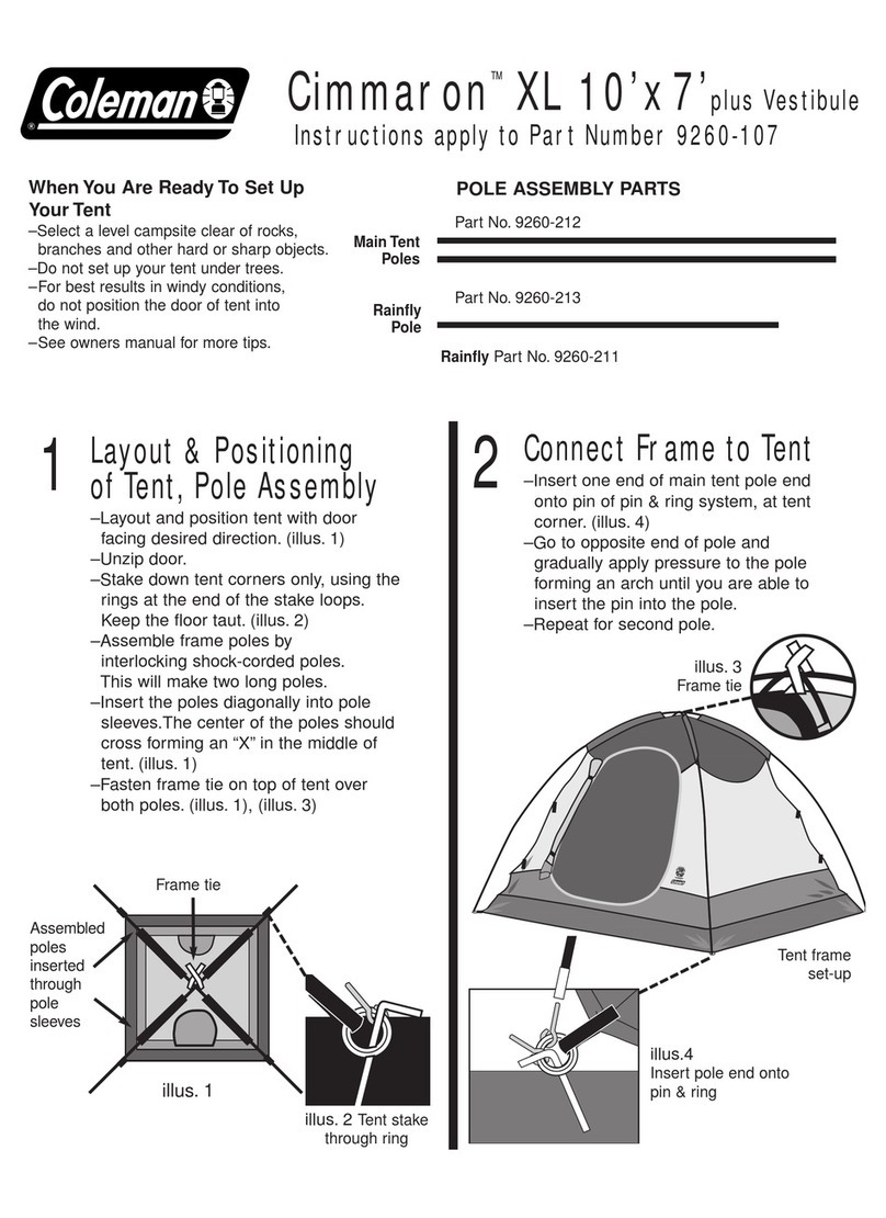 Coleman CIMMARON 9260-107 User manual