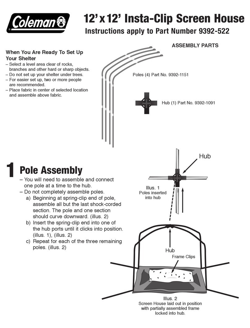 Coleman 9392-522 Instructions apply
